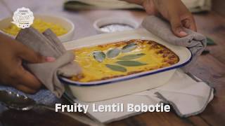 Spur Sauces Fruity Lentil Bobotie [upl. by Narmis]