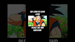 Kid Goku vs elder goku editing [upl. by Carrissa]