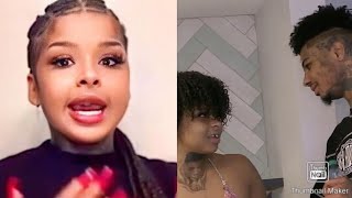 Social Media React To Chrisean Rock Account Posts That Her amp Blueface Were Red Flags [upl. by Nolyk]