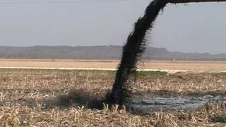 Hydraulic 10quot Silt Removal Cutterhead Dredge Keach Drainage District April 2010 [upl. by Newby998]