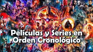 Orden Cronológico de las Películas y Series del Universo Cinematográfico de MarvelEspecial 1k Subs [upl. by Einnig]