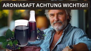 Aroniasaft wieviel am Tag trinken  Was man dabei unbedingt beachten sollte [upl. by Cir]