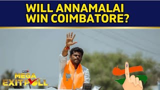 Coimbatore Exit Polls 2024 Will Tamil Nadu BJP Chief Annamalai Emerge As Victor  LS Polls  N18EP [upl. by Salamone797]