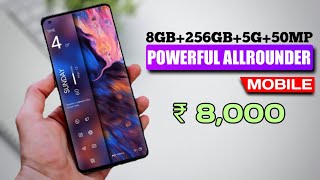 5 best BUDGET ALLROUNDER mobile under 8000 with 8GB256GB5G 5 beat Budget mobile under 8000 [upl. by Irtak]