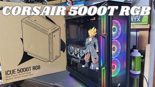 CASE CORSAIR 5000T RGB MUITO LINDO [upl. by Eanar]