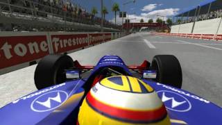 rFactor  CART 98 Long Beach hot lap [upl. by Larue]