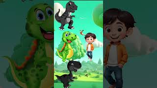 Dinosaur ka rang kaise ud Gaya 🤔😴😱🤪😜 cartoon viral videos trending shorts [upl. by Eirol]