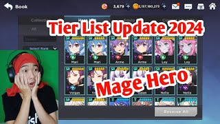 Grand Chase Tier List Update 2024 Mage Hero Part 2 [upl. by Sicard]