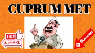 CUPRUM METALLICUM HOMOEOPATHIC MEDICINEDRUG PICTURE [upl. by Selohcin]