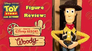 THE BEST WOODY EVER Young Epoch Tokyo Disney Resort Toy Story and Beyond Woody’s Roundup Woody Doll [upl. by Elinet]