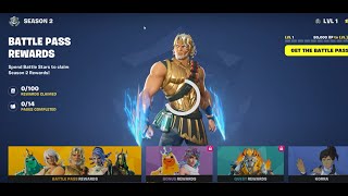 Fortnite Chapter 5  Season 2  Battle Pass ALL Tiers amp All skins  Bonus Styles  FULL SHOWCASE [upl. by Dnomasor]