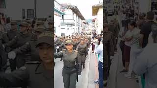 Desfile 20 de julio 🇨🇴 policía nacional 🇨🇴 salaminacaldas 🇨🇴☕🇨🇴☕🇨🇴 turismocolombia descubre [upl. by Esinaej]