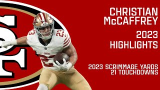 Christian McCaffrey  2023 Highlights [upl. by Drwde358]