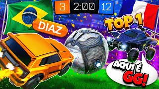 O DIA QUE O TOP 1 FRANCES FOI MARRENTO CONTRA O TOP 1 BR DO ROCKET LEAGUE e se arrependeu [upl. by Ballard638]