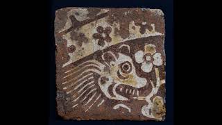 Object 15 Medieval floor tiles Lion and Flower [upl. by Eddana]