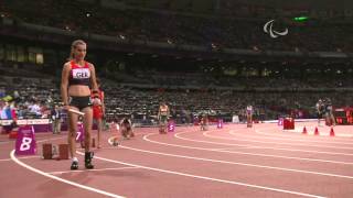 Athletics  Womens 4x100m  T35T38 Final  London 2012 Paralympic Games [upl. by Nodal]