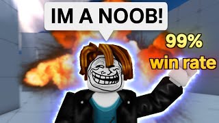 I pretended to be a NOOB in Roblox Rivals [upl. by Juliette]