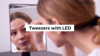 InnovaGoods Wellness Beauté Tweezers with LED [upl. by Elttil]