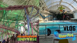 American Dream Vlog February 2024  Dreamworks Water Park amp Nickelodeon Universe [upl. by Aicul21]