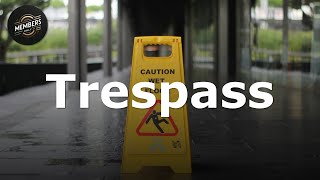 Introduction to Trespass  Law of Tort [upl. by Nuahsyd]