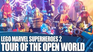 Lego Marvel Superheroes 2  Tour Of The Open World and Huge Character Roster [upl. by Ultun]