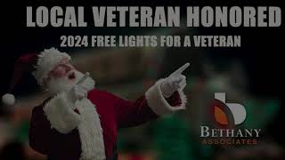 2024 Christmas Lights for a Veteran  Bethany Associates [upl. by Rellek]