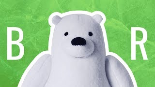 Ice Bear We Bare Bears Handmade Plush Toy [upl. by Colbye]