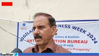 vigilance awareness week 2024  Jammu and Kashmir [upl. by Yeruoc]