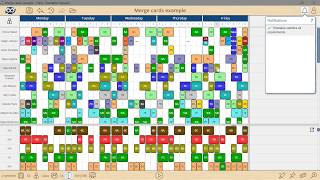 How to merge cards  Prime Timetable [upl. by Aidam]