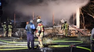 BerlinBuch Feuer in Lagerhalle [upl. by Attej]