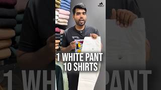 10 best matching shirts for white pant white pant mensfashion menswearstyle formal outfit [upl. by Nuahsel492]