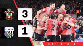 HIGHLIGHTS Southampton 31 West Brom  Championship playoff semifinal second leg [upl. by Fernandina856]