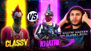 KHATRI FF Vs classyfreefire NXT SQUAD 4×4☠🔥70 or wot [upl. by Liane]