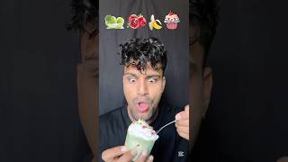 Guavafruites banana and cupcake eating bikueating funny asmr food bikram phuyal shortcake [upl. by Yedorb]