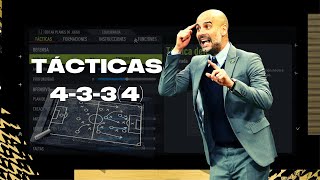 LA FORMACIÓN MÁS OFENSIVA Y DIVERTIDA DE FIFA 22 TÁCTICAS E INSTRUCCIONES DE LA 4334 [upl. by Edieh]