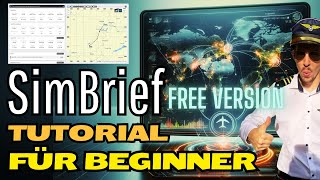 Simbrief kostenlos nutzbar Alles was du wissen musst Flugplan erstellen für MSFS 2020 Tutorial [upl. by Llib]