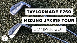 Taylormade P760 vs Mizuno JPX 919 Tour Iron Comparison [upl. by Niro72]