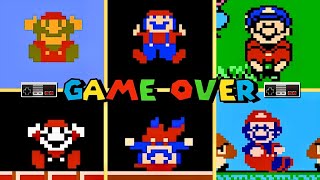 Mario NES Bootlegs GAME OVER Screens Part 3 [upl. by Nalac]