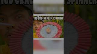 100 Crackers in 1 spinner amazing Expirement trending viral m4tech sufailsvibes youtubeshorts [upl. by Yerot]