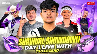 Tsg Legend Vs All Youtubers 🔥Tournament Ultimate Champions  Garena Free Fire Max [upl. by Ierna]