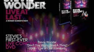 Stevie Wonder  Dont You Worry bout A Thing Live At Last [upl. by Elyak]