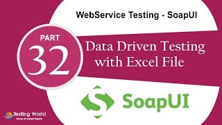 WebService Testing SoapUI Tut24 Data DrivenExcel1 Soapui Certification 918743913121100 [upl. by Olzsal]