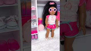 Baby Doll Bedtime Routine In Pink Bedroom shorts babydolls dolls [upl. by Cleti]