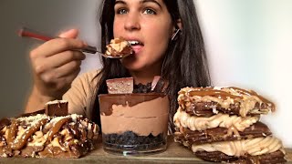 ASMR  BEST CHOCOLATE DESSERTS I’VE EVER HAD  EATING SOUNDS [upl. by Willow]