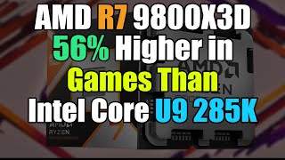 AMD R7 9800X3D BEATS Intel U9 285K by 59 in Games and AMD New RX 8000 Release Early 2025 Improve AI [upl. by Seem]