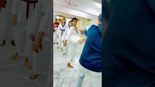 Taekwondo Sparring Technique Practice ✨🥋🥋 indiataekwondo shortsfeed pandharpur training [upl. by Connie]