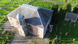 Rosskeen old parish church drone footage 2024 [upl. by Cherish]