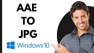 How To Convert Aae To Jpg In Windows 10 2024 [upl. by Egide]