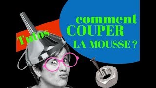 TAPISSIER ET RENOVER UN FAUTEUIL  COUPEZ LA MOUSSE AVEC UN  COUTEAU [upl. by Aarika]