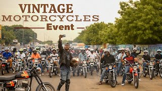 2022  All VINTAGE BIKES MASS EVENT  CHENNAI  Royal Enfield  Yamaha  Jawa day  yezdi  rd350 [upl. by Atniuqal625]